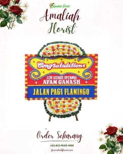 Bunga Papan Congratulation di Nambangan Lor